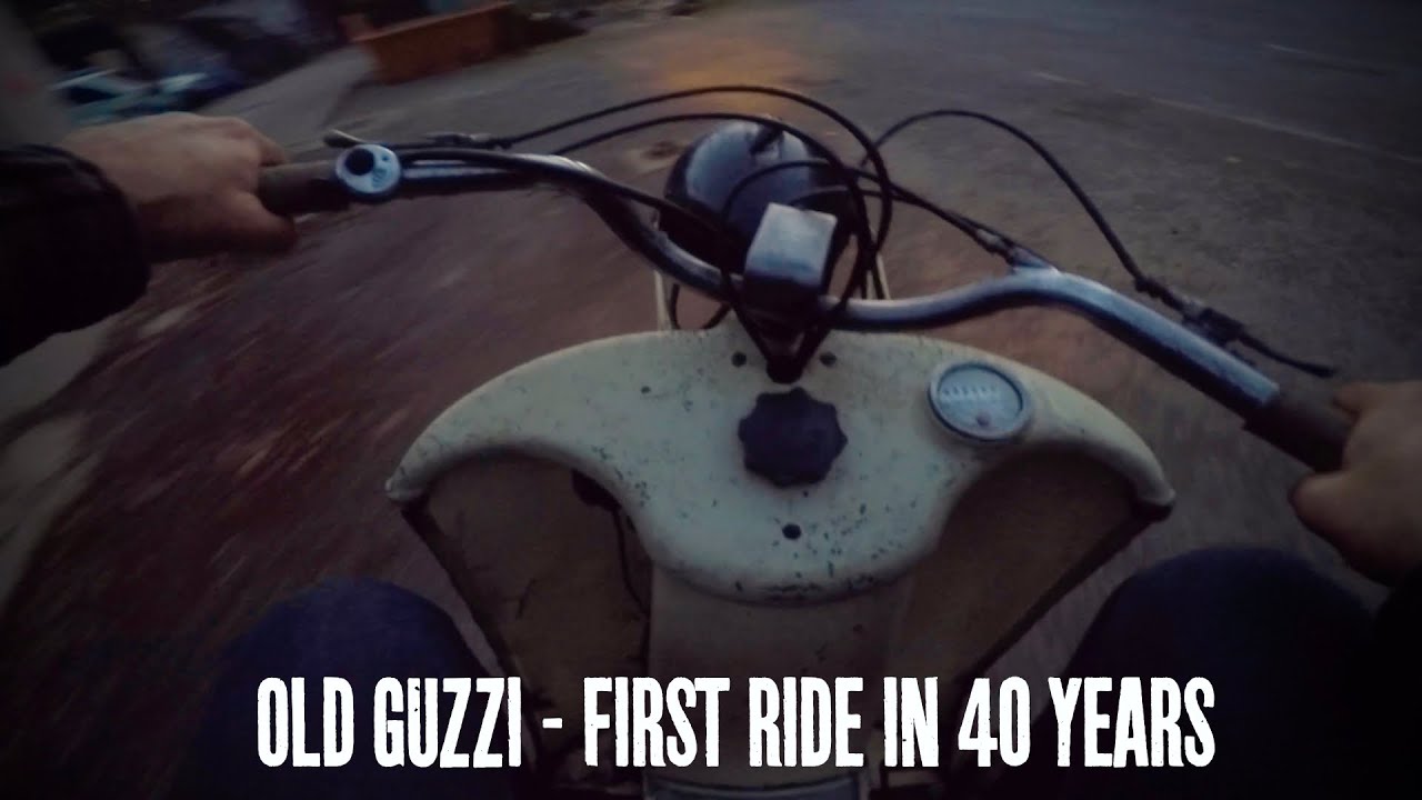 Первая поездка за 40 лет — найденный в сарае Moto Guzzi Galletto! Часть 10