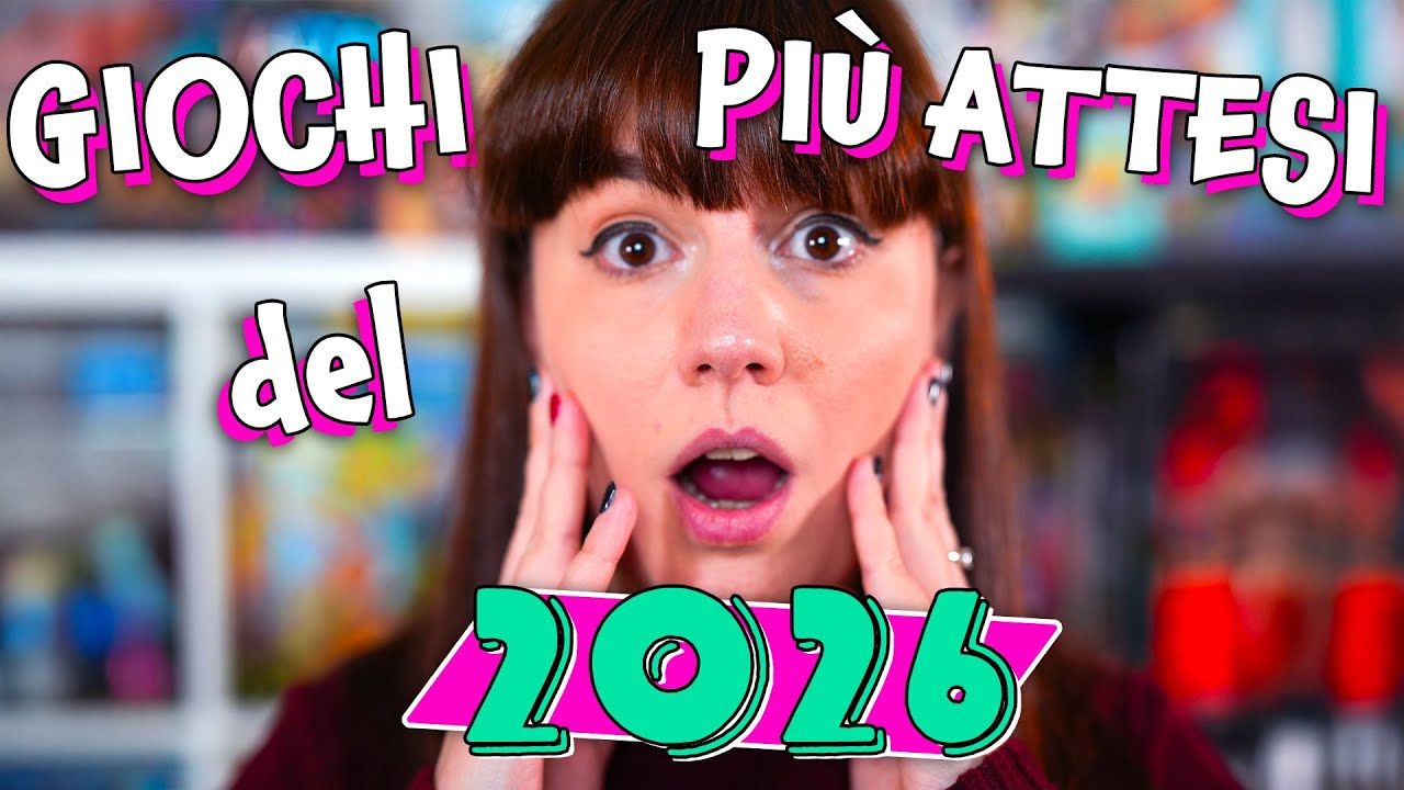 I miei GIOCHI da TAVOLO più attesi del 2026!