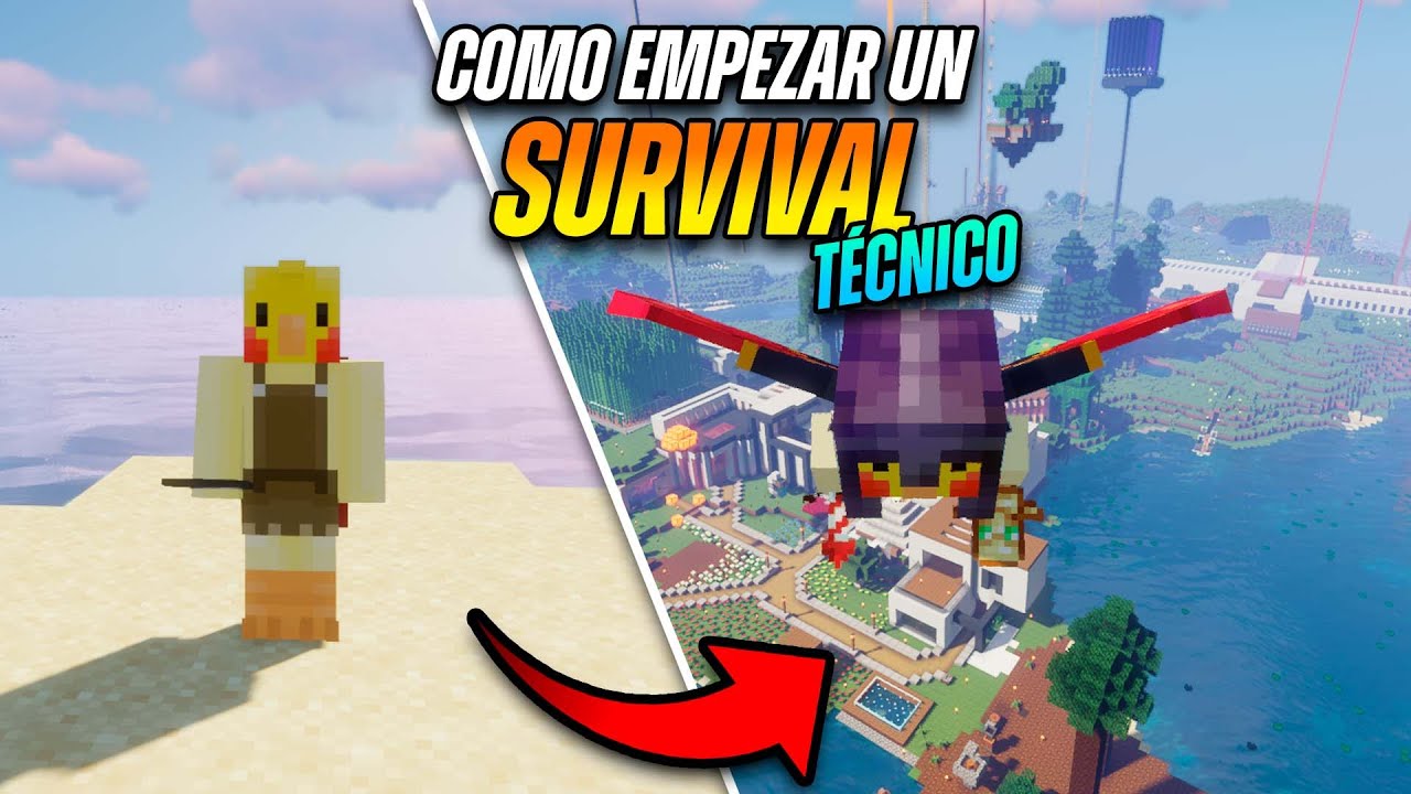 Cómo Empezar un Survival Técnico en Minecraft en 2025 | Tutorial