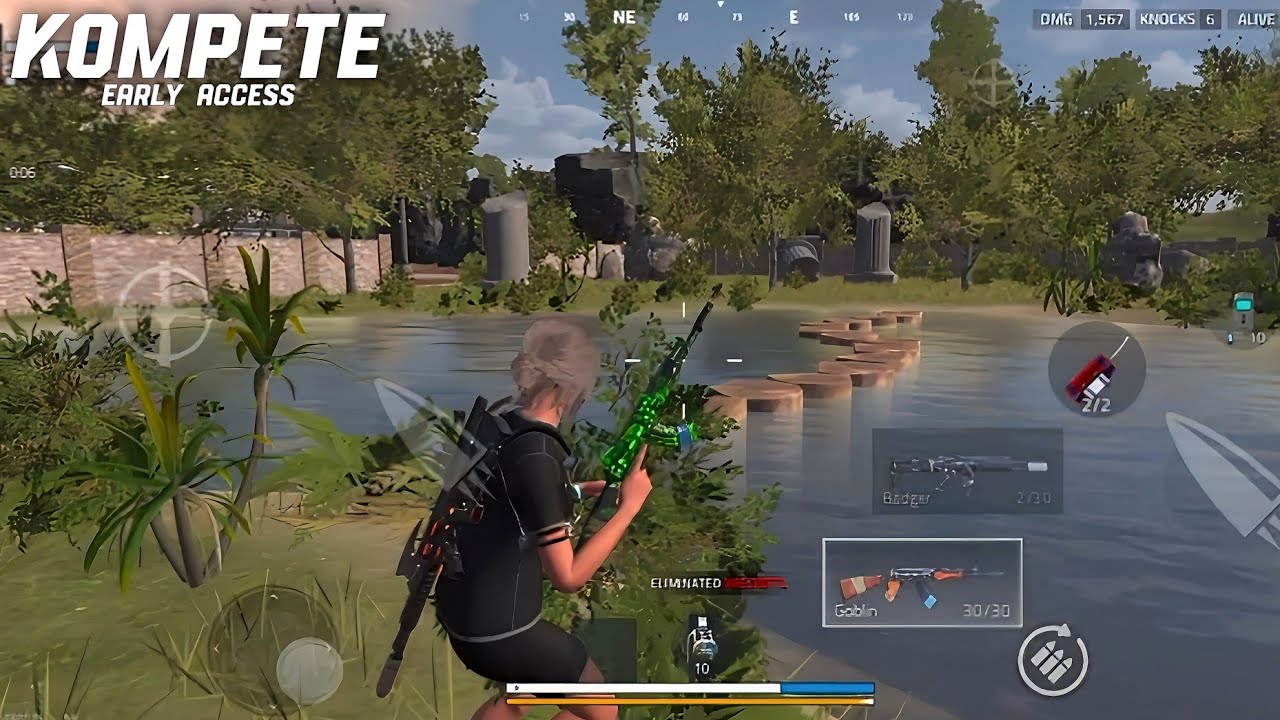 MOBILE BATTLE ROYALE ON UNREAL ENGINE 5 (KOMPETE GAMEPLAY)