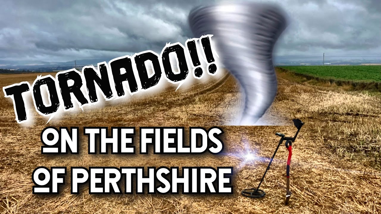 TORNADO STRIKES! 🌪 Metal detecting the VIRGIN FIELDS of Perthshire, Scotland