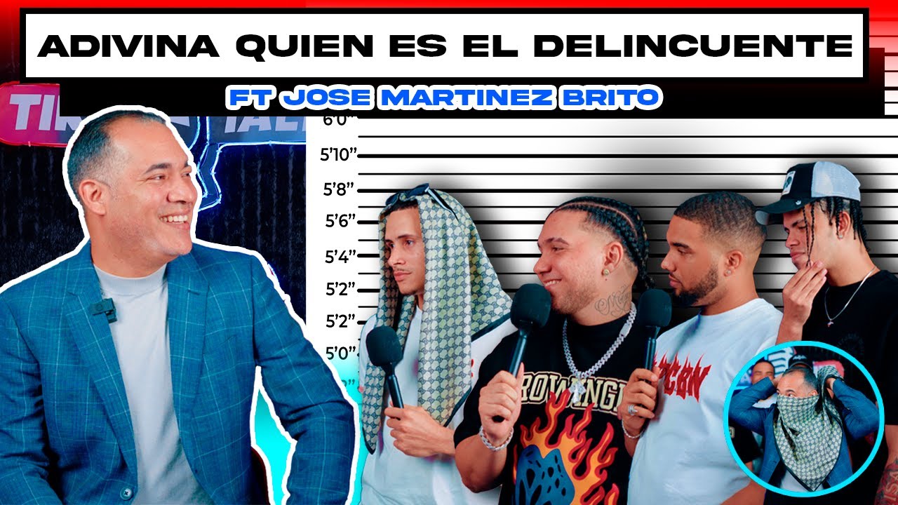 MARTINEZ BRITO ADIVINA QUIEN ES EL DELINCUENTE - 6 HOMBRES Y UN EX DELINCUENTE - TIKTALK RD