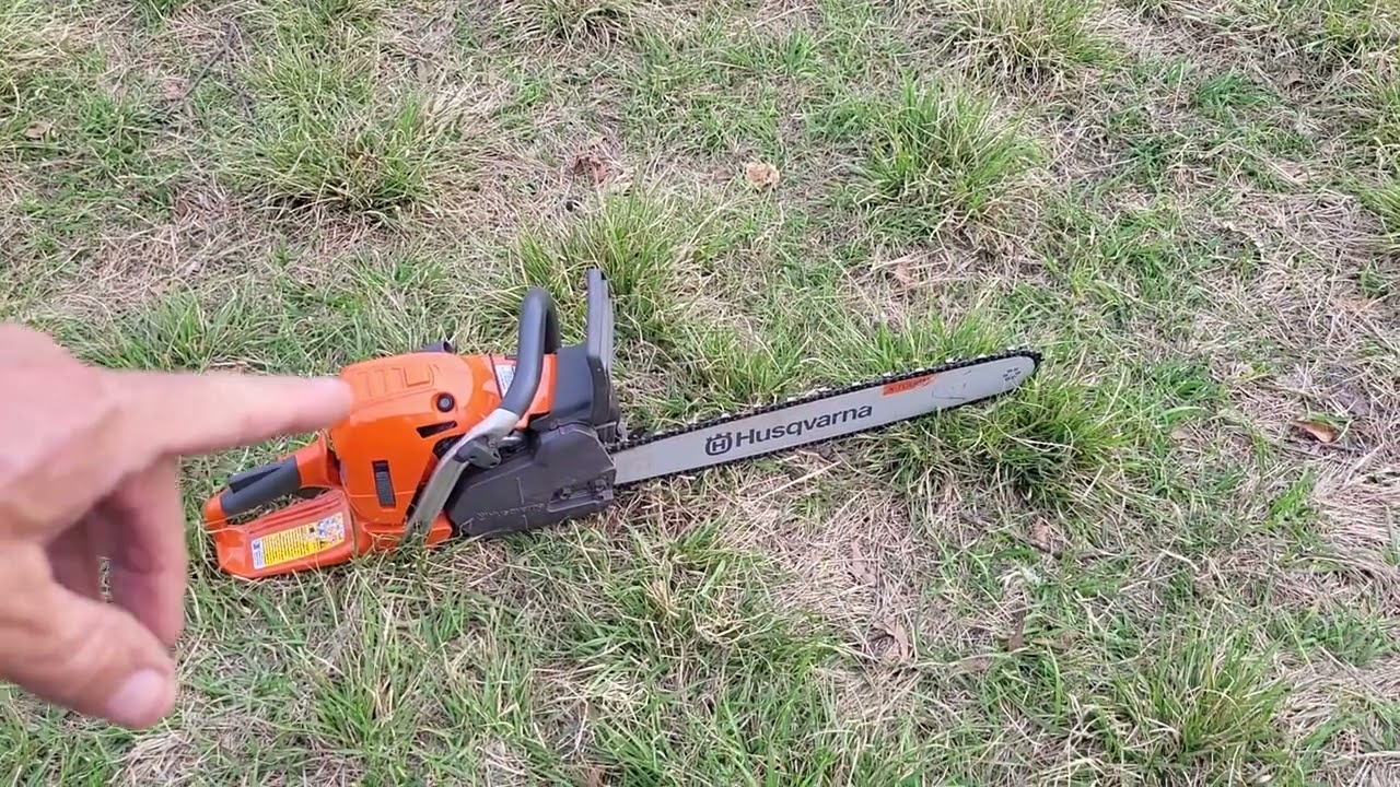 Husqvarna 555 chainsaw, no problem starting