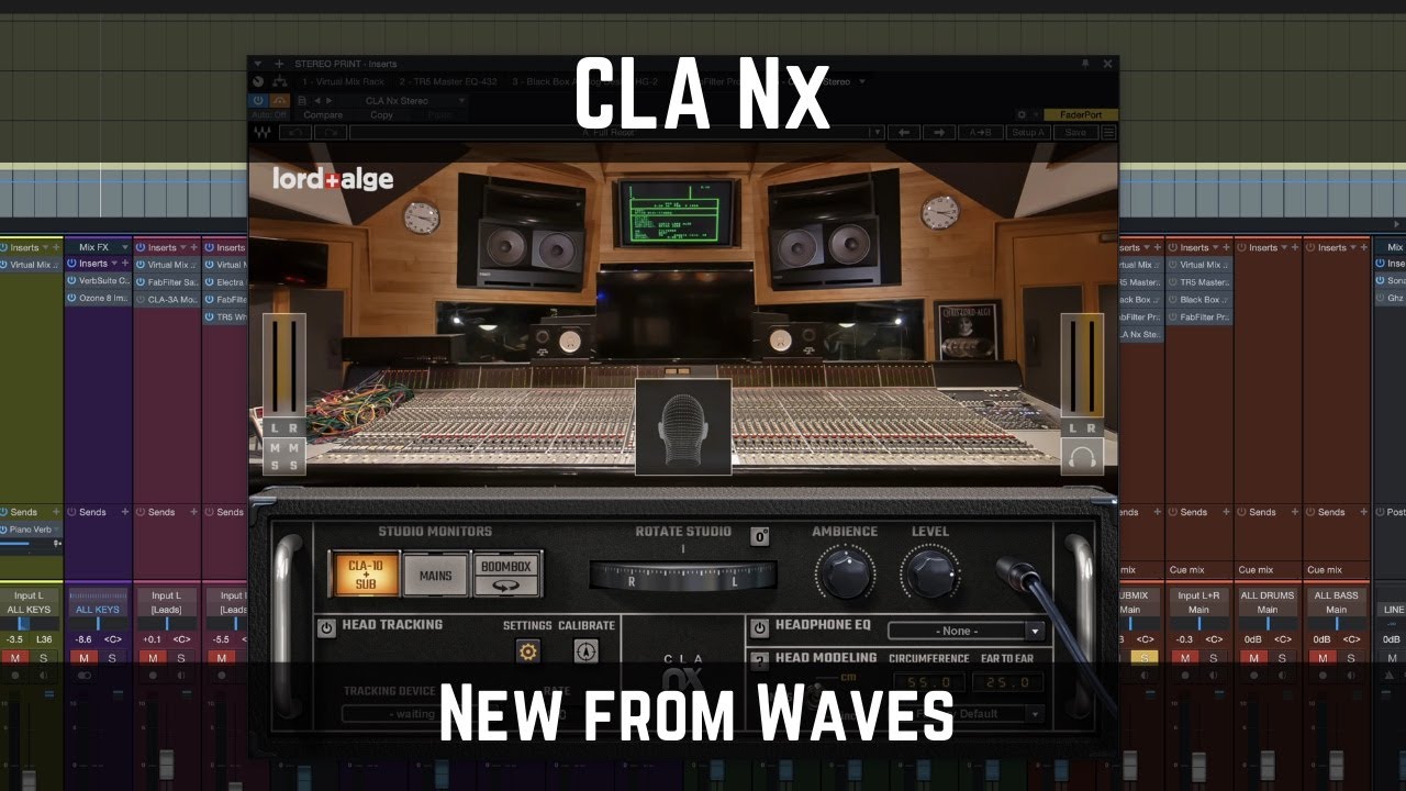 CLA Nx | Новинка от Waves | Студия Криса Лорда-Элджа в ваших наушниках