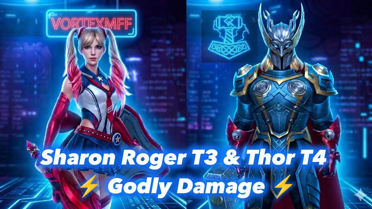 MFF Gameplay #7: Thor T4 (ABX) & Sharon Rogers T3 (ABL) High Score Run | VortexMFF