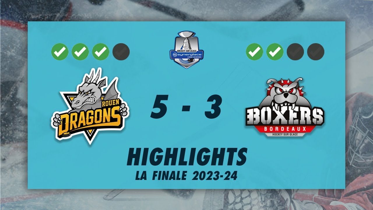 Dragons de Rouen 5-3 Boxers de Bordeaux - Highlights - Synerglace Ligue Magnus 2023/24