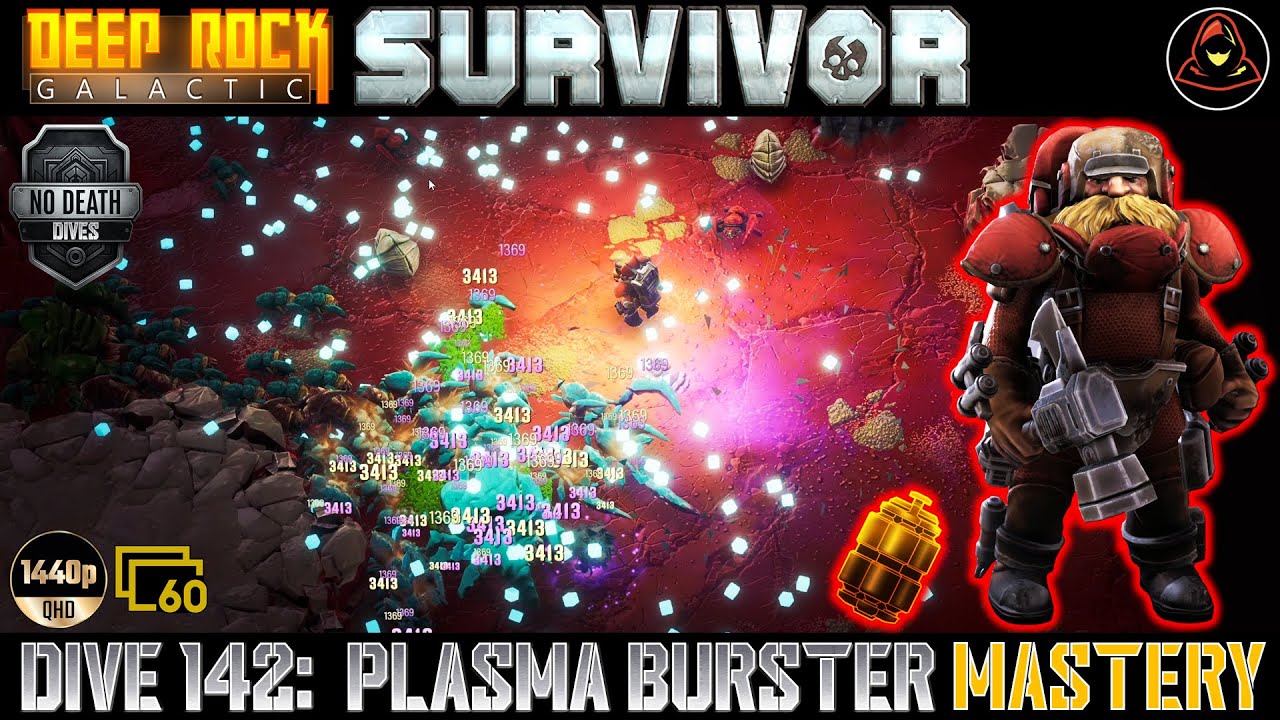 Deep Rock Galactic: Survivor | Dive 142: Weapon Mastery - Plasma Burster (Haz 5)