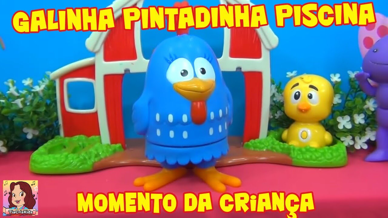 Galinha Pintadinha na Piscina de Açúcar - Fofinha !