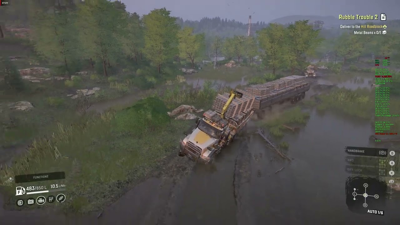 SnowRunner - North Carolina - Logistics for Rock Grinder - Tips, Tricks, SPOILERS!!!