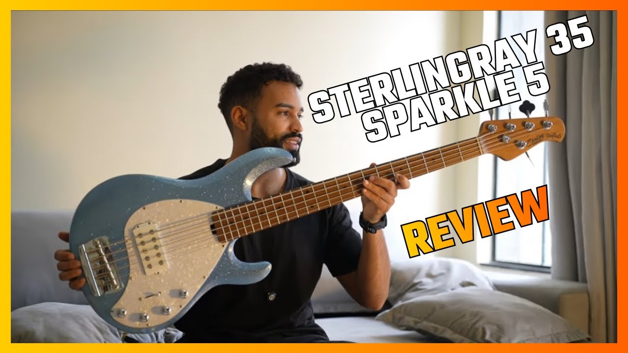 SterlingRay 35 Sparkle 5 cordas braço roasted birdseye maple