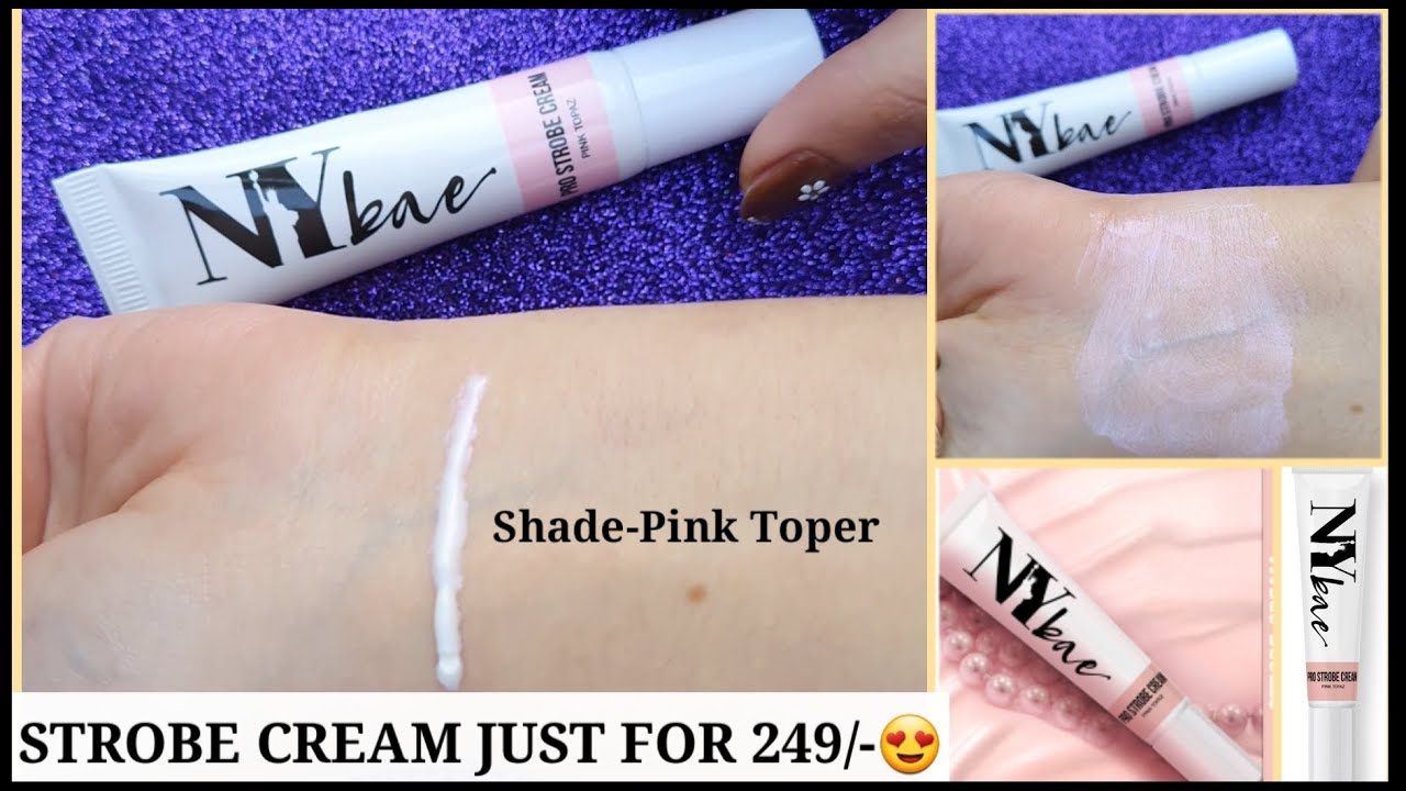 NY BAE STROBE CREAM REVIEW || PINK TOPAZ || I CAN'T BELIEVE THIS IS SO GOOD😍🤯 || DUPE FOR MAC ??? 🤯