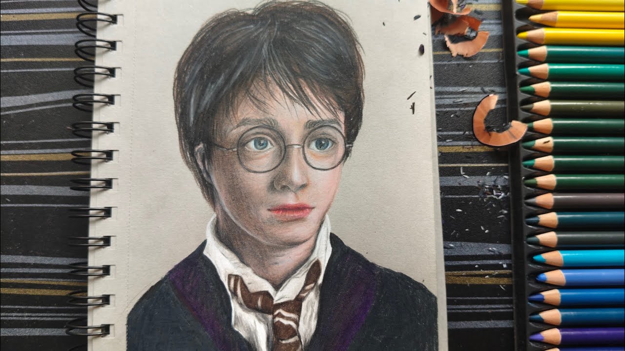 Harry Portor draw in pencil color || Full Tutorial ||