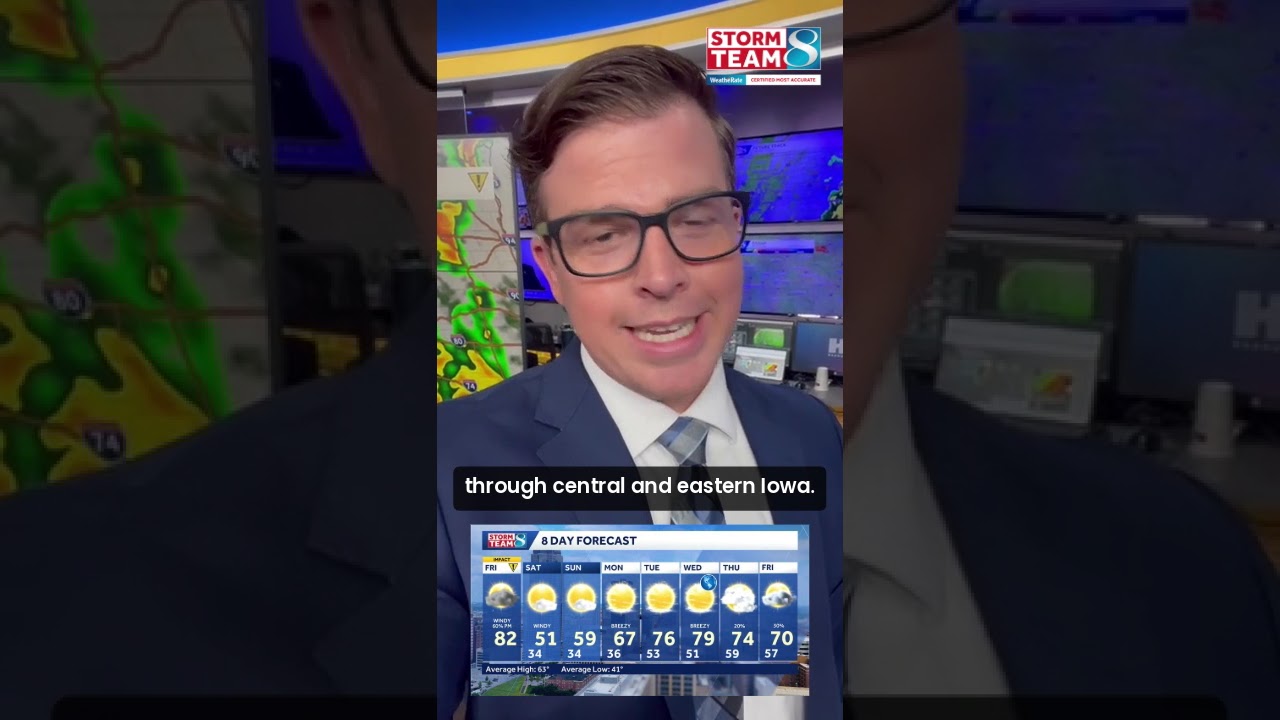 Iowa weather: Strong storms return this afternoon
