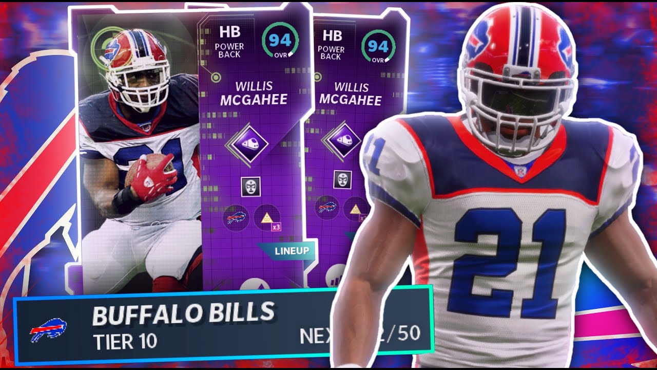 WILLIS McGAHEE ADDED TO THE BILLS THEME TEAM!! Madden Ultimate Team 