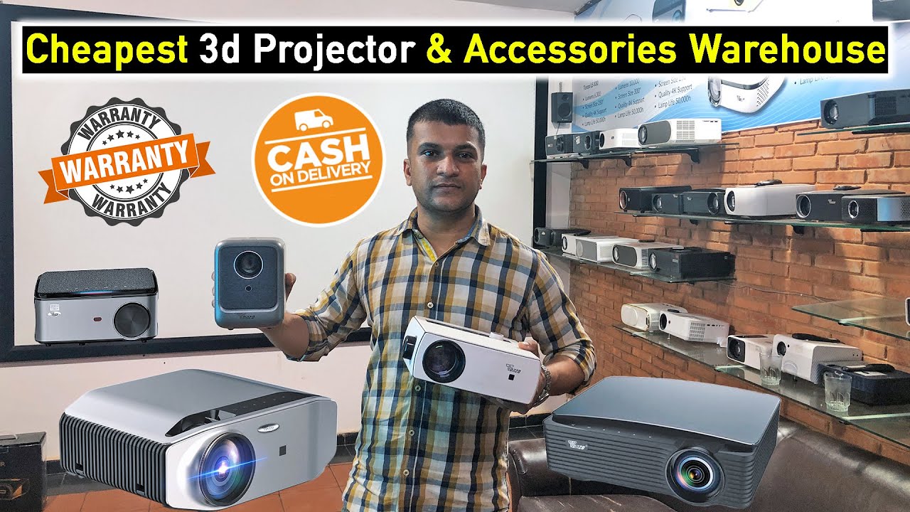 इससे सस्ता 3D Projector कही नहीं मिलेगा || Cheapest Projector Market In Delhi || Refurbish Projector
