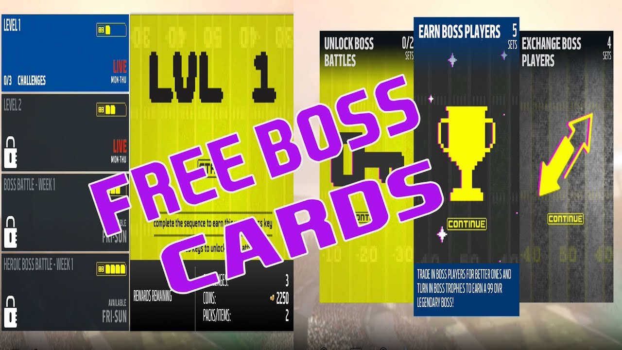 NEW FREE BOSSES! Boss Battle Promo - Madden NFL 18