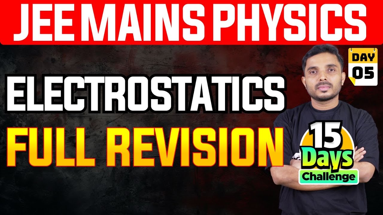 JEE MAINS 2025 Physics | Electrostatics | Eduport JEE