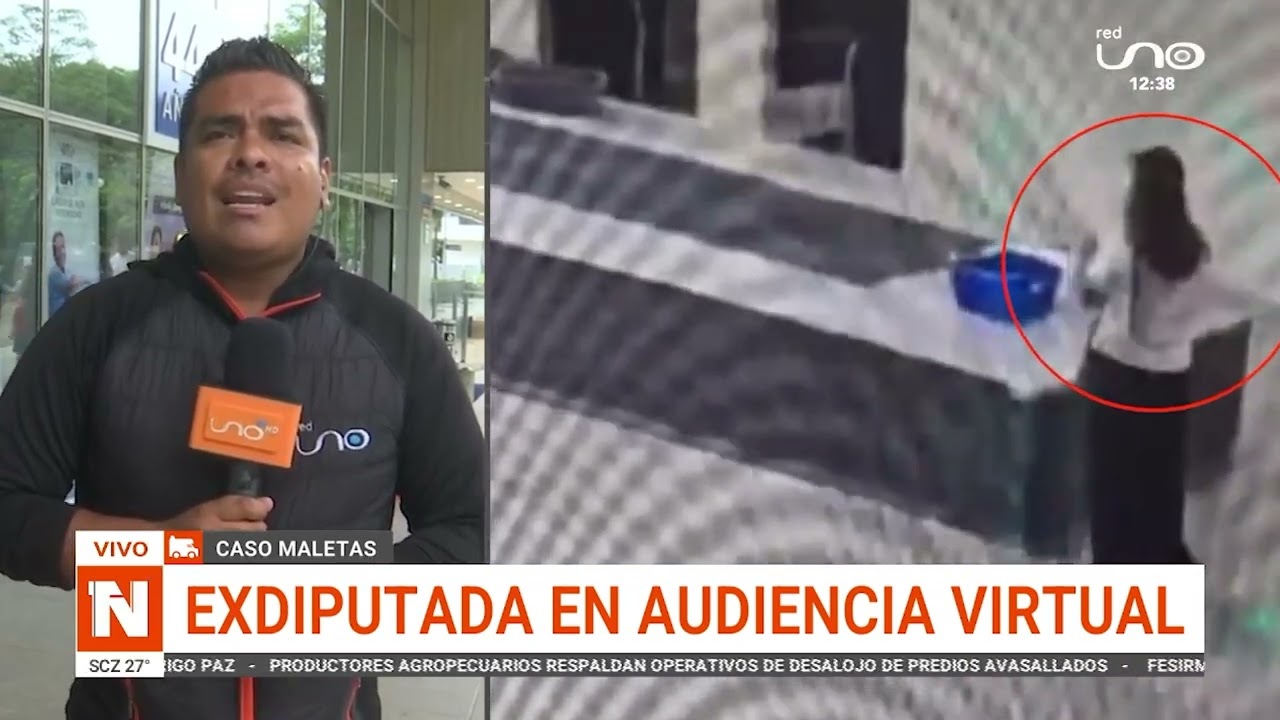 Exdiputada Laura Rojas comparece ante el juez en audiencia virtual por el ‘caso maletas’