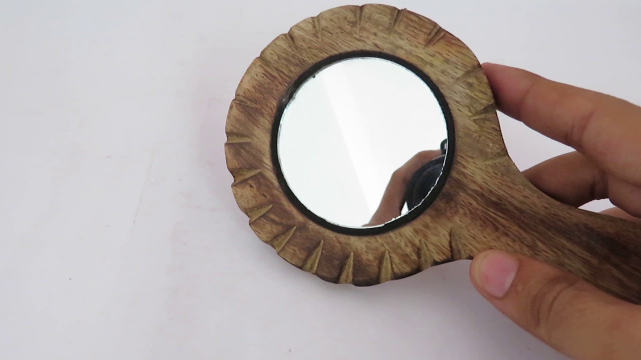 Unboxing Designs | Woodino Hand Mirror Mango Wood | Premium Gifting Brand