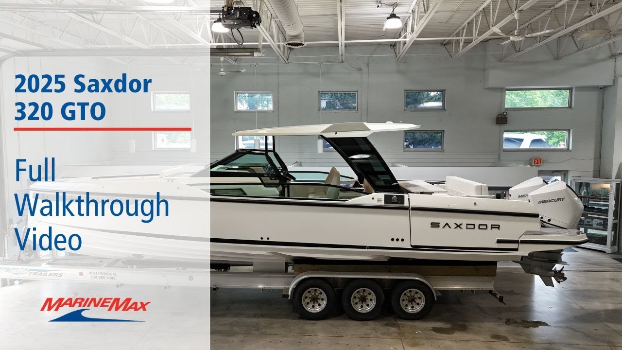 2025 Saxdor 320 GTO | Available Now at MarineMax Lake Norman
