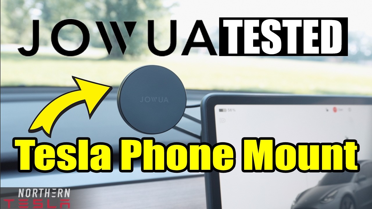 Удивительное исчезающее крепление Jowua MagSafe для телефона Tesla | Полный обзор