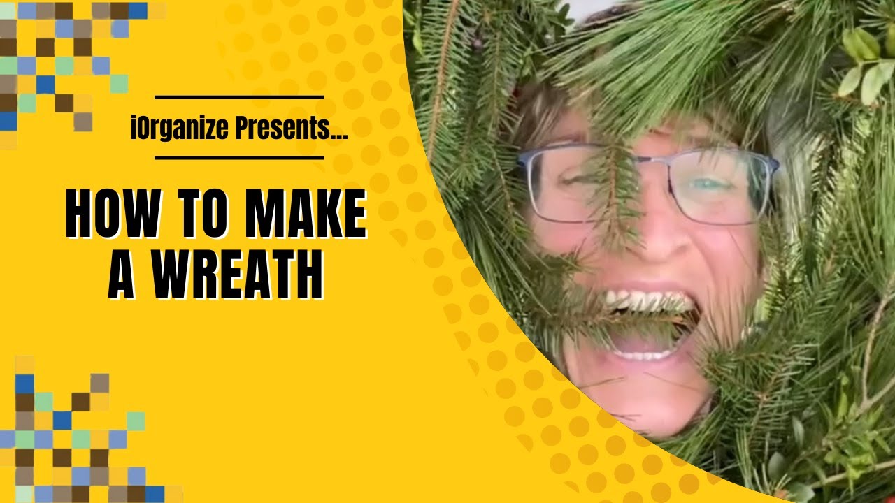 How To Make A Wreath with Fresh Cut Greens