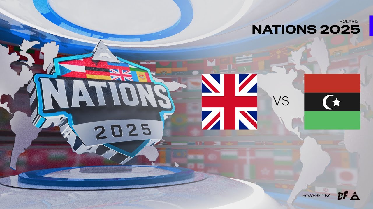 Nations 2025 Playoffs | UNITED KINGDOM VS LIBYA | Upper Round 4