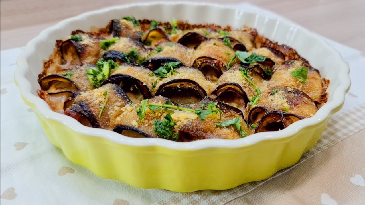 INVOLTINI DI MELANZANE AL FORNO BUONISSIMI UNO TIRA L'ALTRO - RICETTA GOLOSA SENZA FRIGGERE