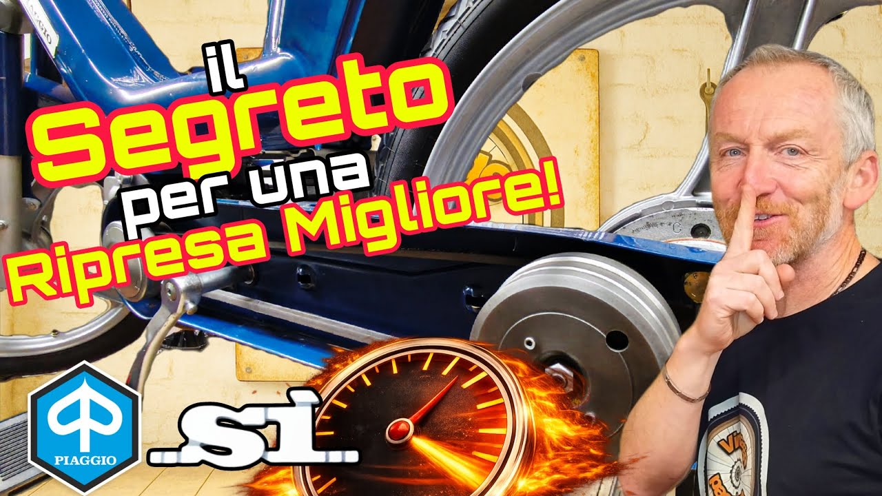 Restauro Piaggio SI Ep.13 - Piaggio Sì lento allo spunto? Guarda qui