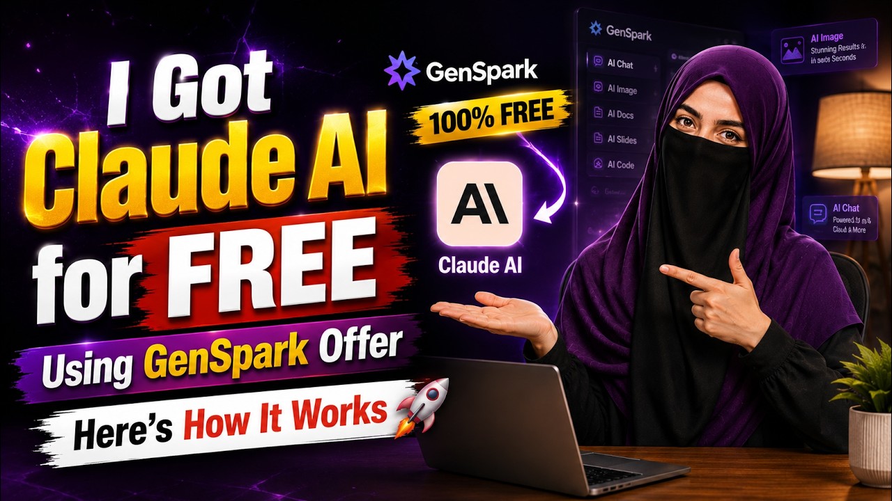 I Got Claude AI for FREE Using GenSpark Free Offer &mdash; Here&rsquo;s How It Works 🚀