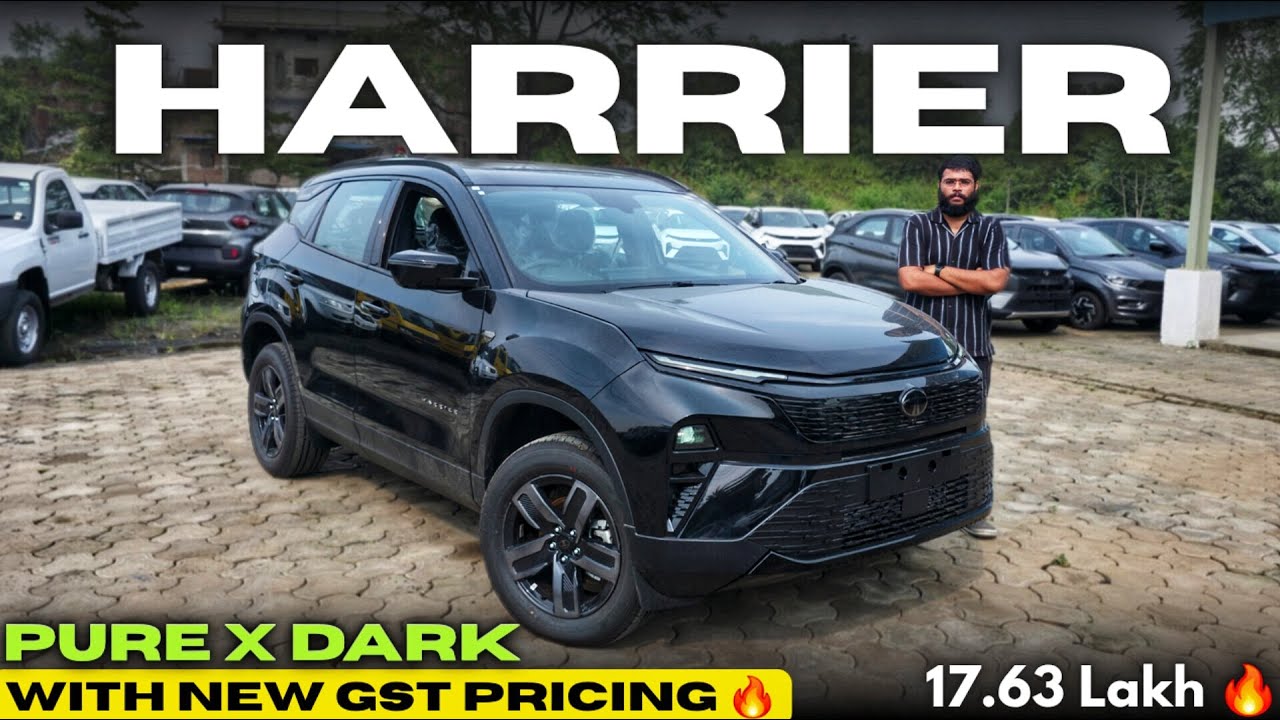 2025 Updated Tata Harrier Pure X Dark🔥| Most VFM | 2.0L Diesel |Detailed Walk-around | beCARladka
