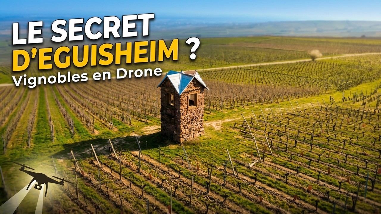 Eguisheim d'en haut : la vraie beauté des vignobles français