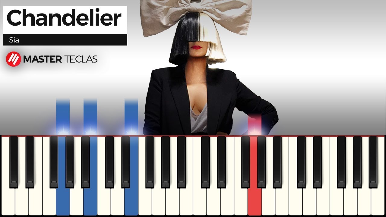 Chandelier - Sia | Piano Tutorial + Partitura