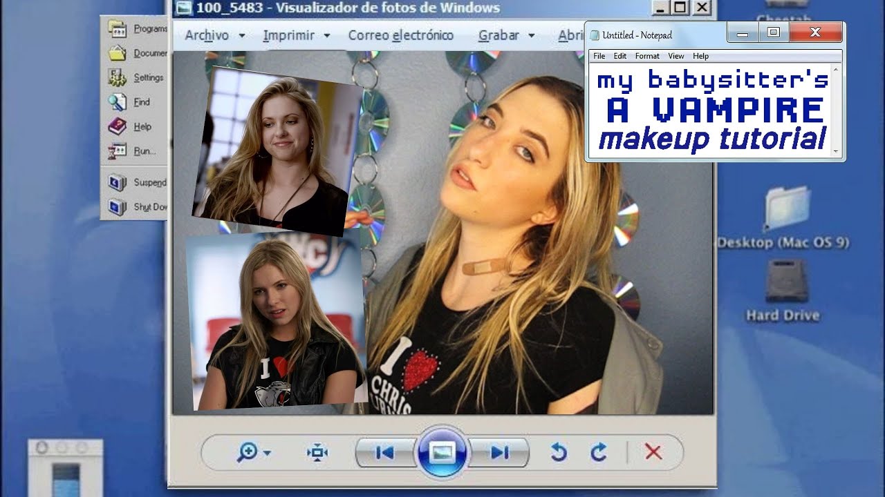 MY BABYSITTER'S A VAMPIRE (Erica) Makeup Tutorial