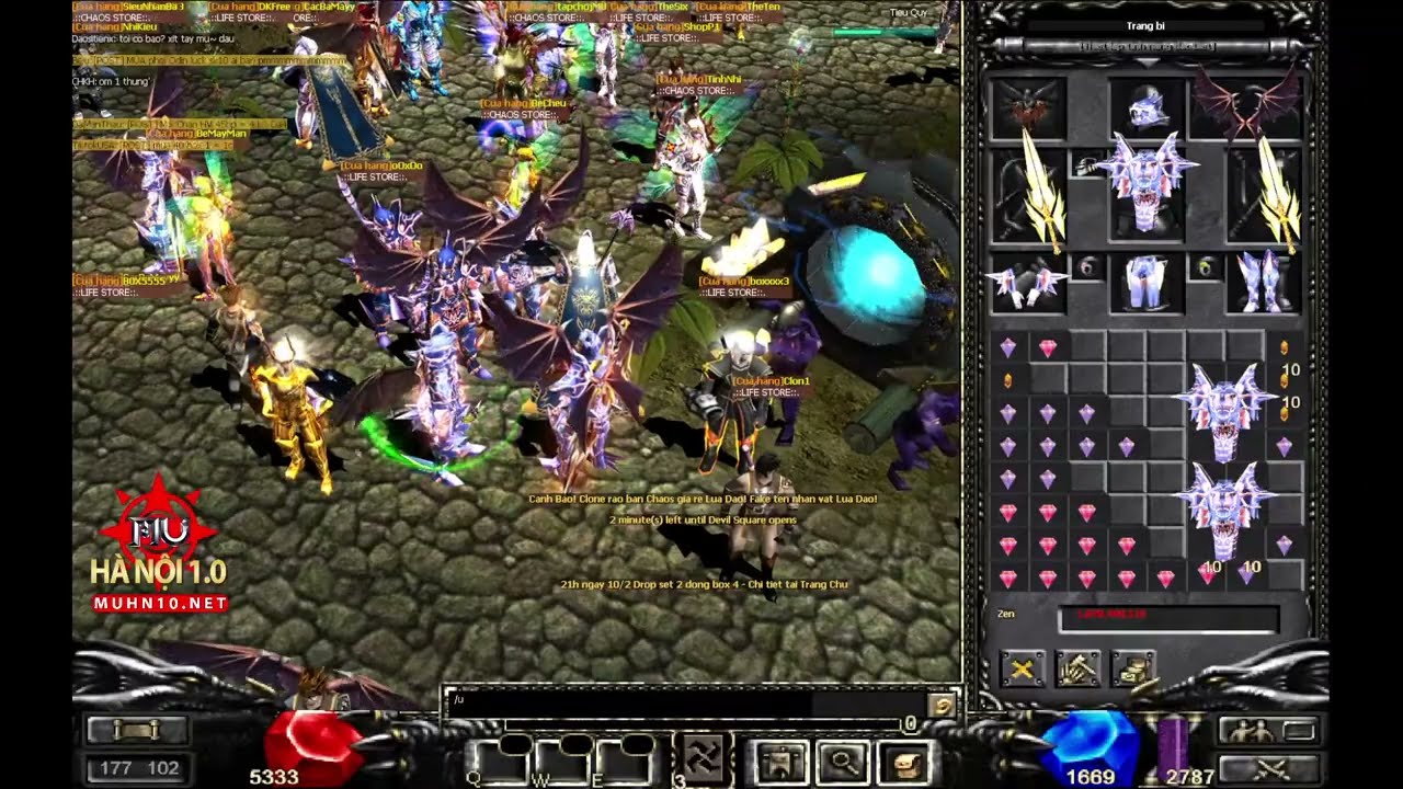 MU HÀ NỘI 1.0 ⚔️ Đập set Rồng Xanh +13 chuẩn như sách giáo khoa