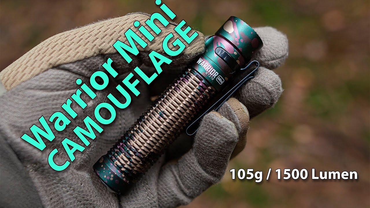 Leichte LED Taschenlampe - Olight Warrior Mini Camouflage