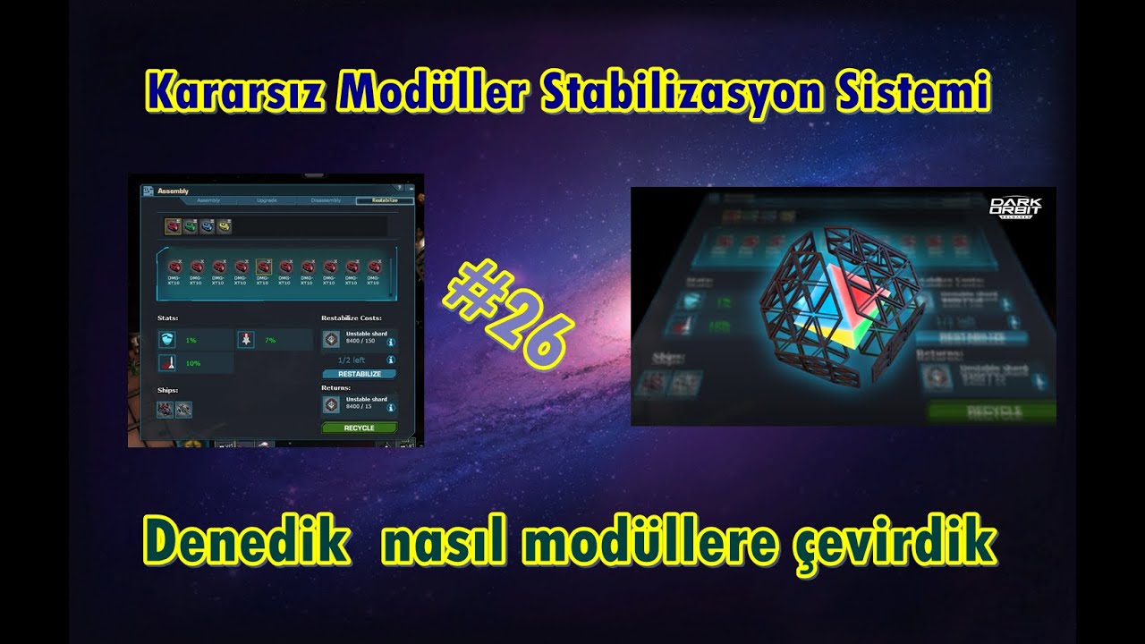 Darkorbit Kararsız Modüller Stabilizasyon Sistemi #26