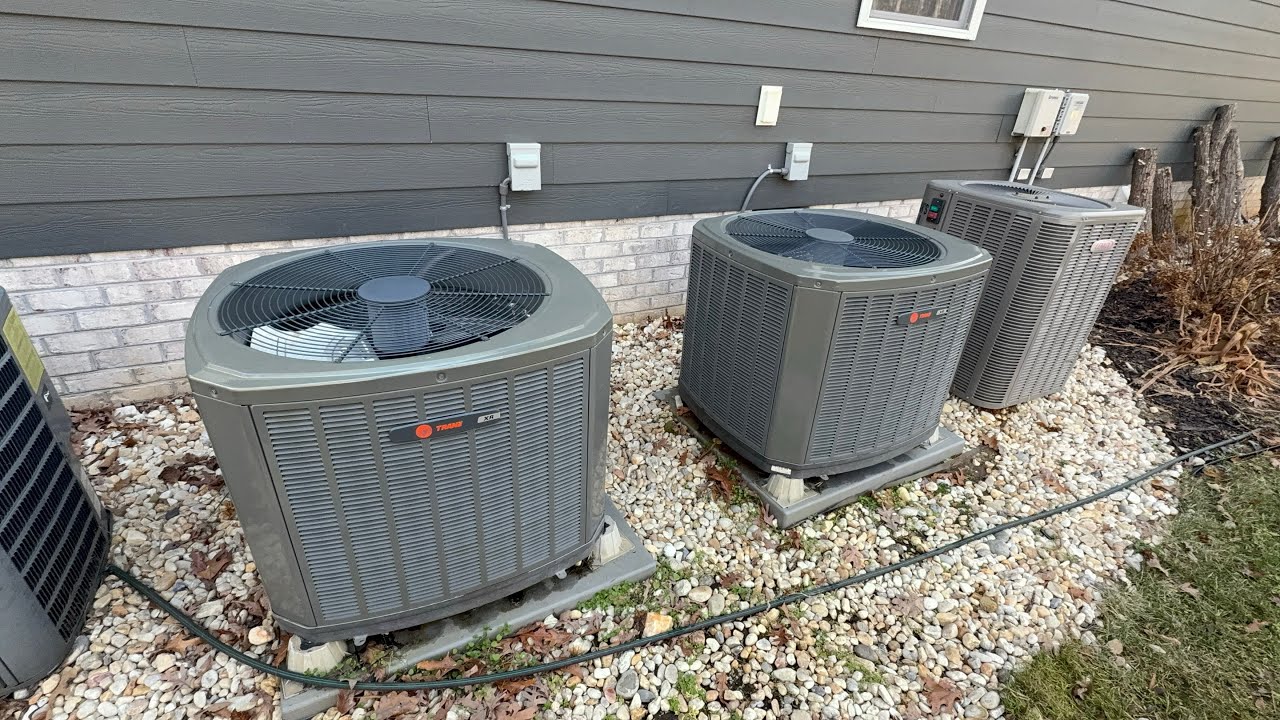 The last startup & shut down of the Trane XR14 heat pumps in 2025. ￼￼￼