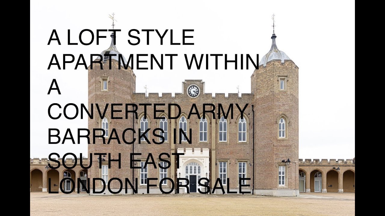 A loft Style Apartment In A Former Barracks | For Sale In London #uniquepropertycompany