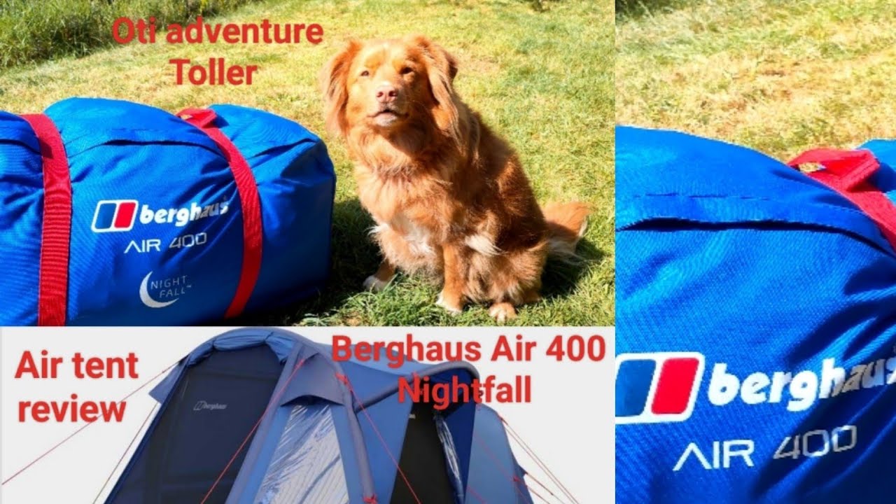 Review of Berghaus Air 400 Nightfall tent, with comparison to 7yr old Airgo Horizon 4 - part 1