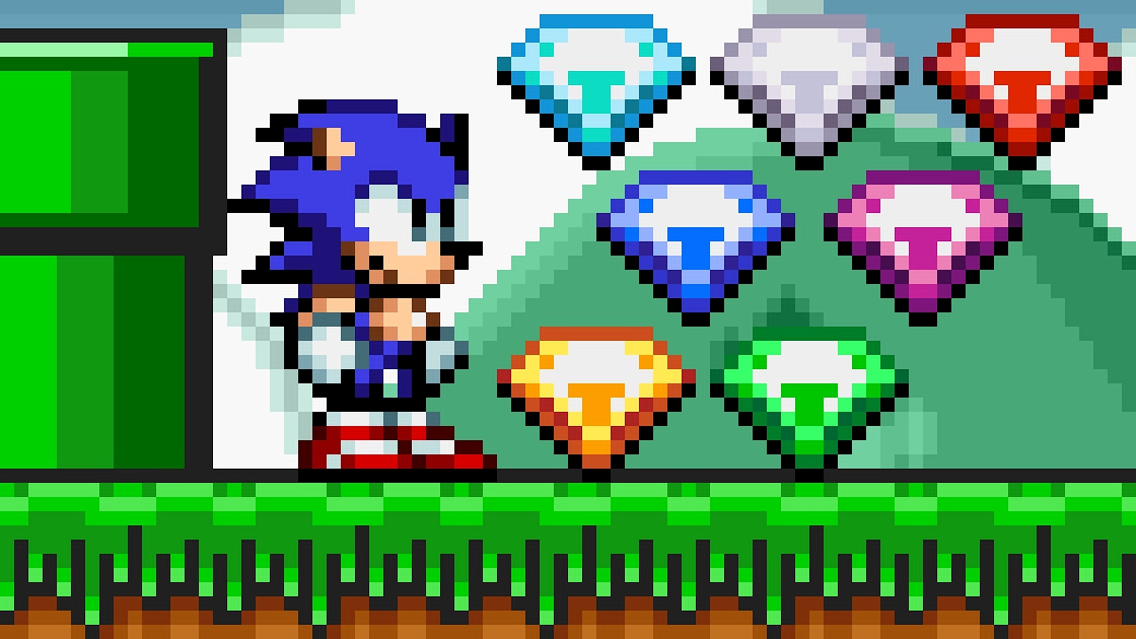 Super Mario Bros. 1 (SNES) - Super Sonic (Sonic Boll 1.9.3). ᴴᴰ