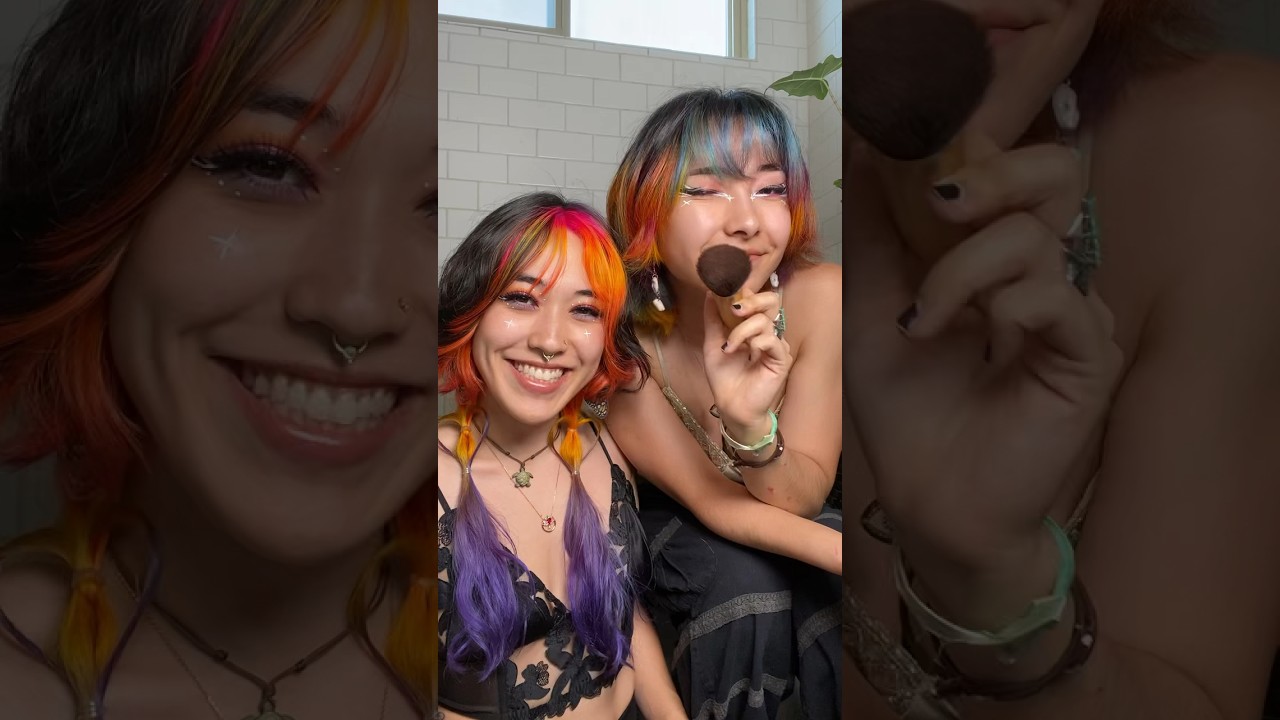 Sister Sunset/Sunrise Hair Makeover | Lunar Tides #transformation #hairdye