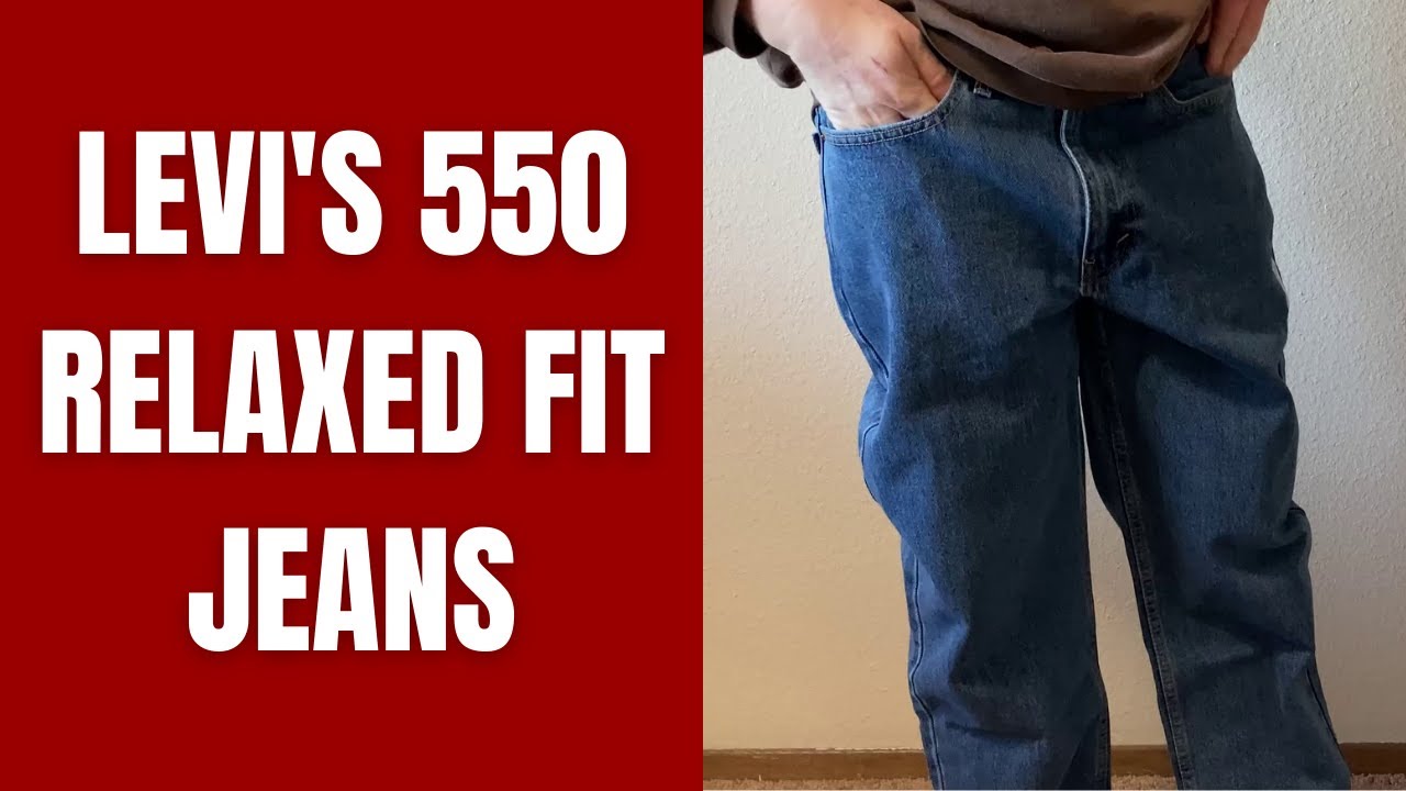 Мужские джинсы Levi's 550 свободного кроя