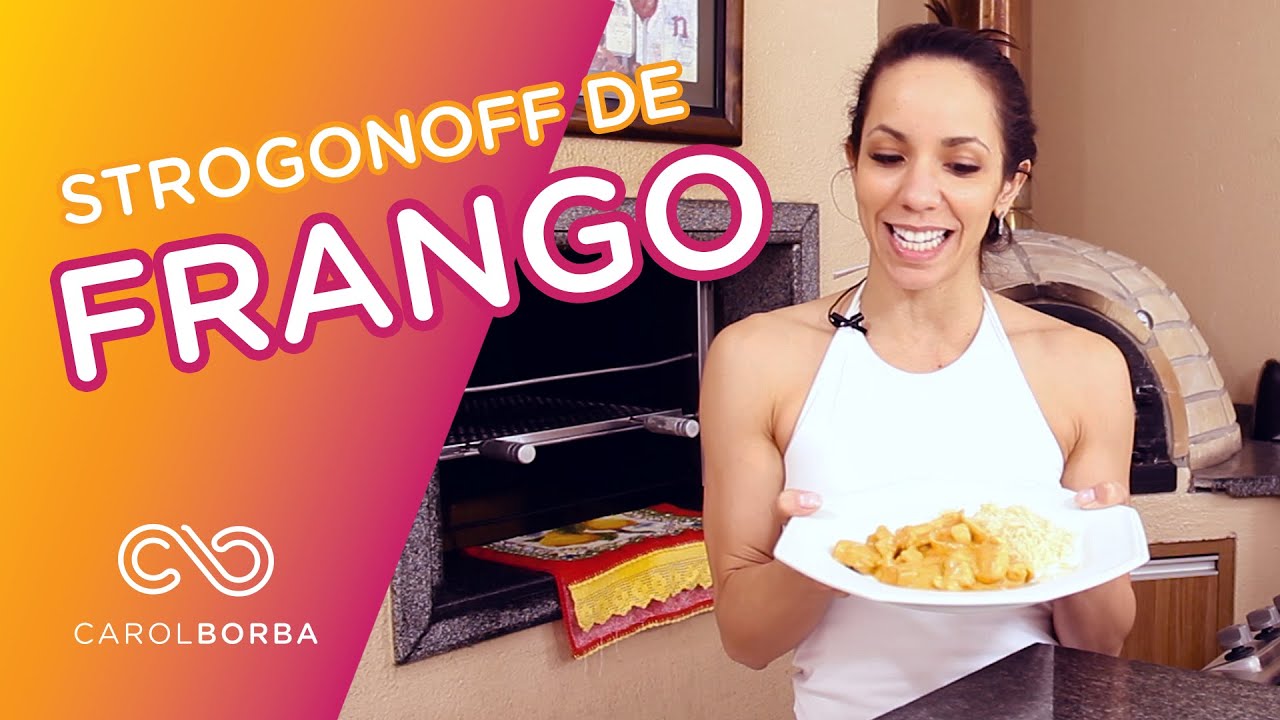 Strogonoff de Frango Fit - Receitas FIT com Carol