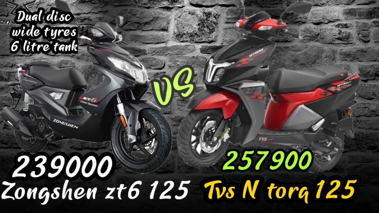 Tvs N torq VS ZT6 which one is better||Zongshen zt6 125cc scooter in surkhet Nepal #razonvlogs