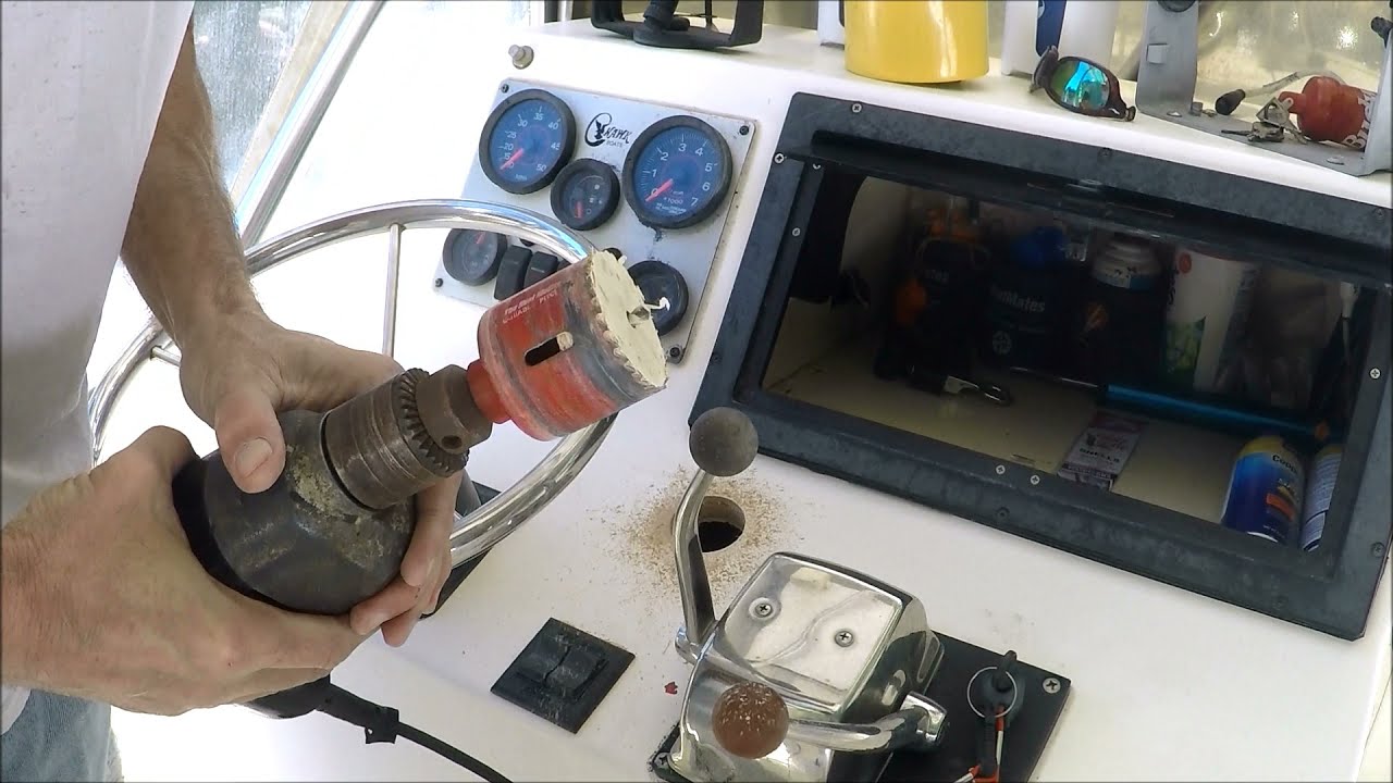 Installing Johnson / Evinrude OMC Hour Meter on boat