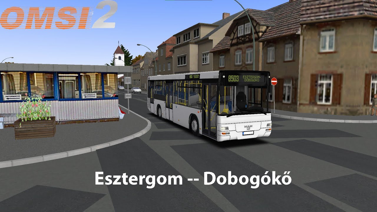 OMSI 2 | 8503 | Esztergom, autóbusz áll. ➡ Dobogókő, Hegytető | MAN A78