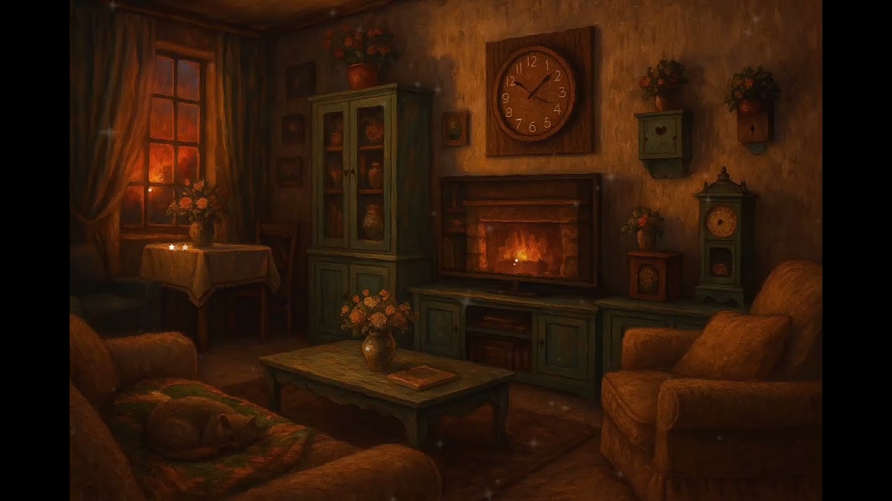 Cozy Evening Jazz at Home &mdash; Уютный вечер дома, джаз и тепло