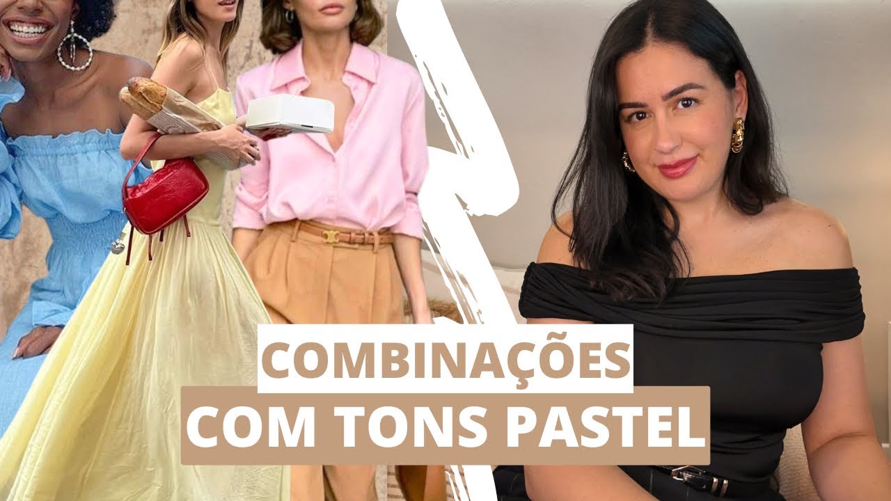 COMO COMBINAR TONS PASTEL 🌈 Cores tend&ecirc;ncia no ver&atilde;o 25!