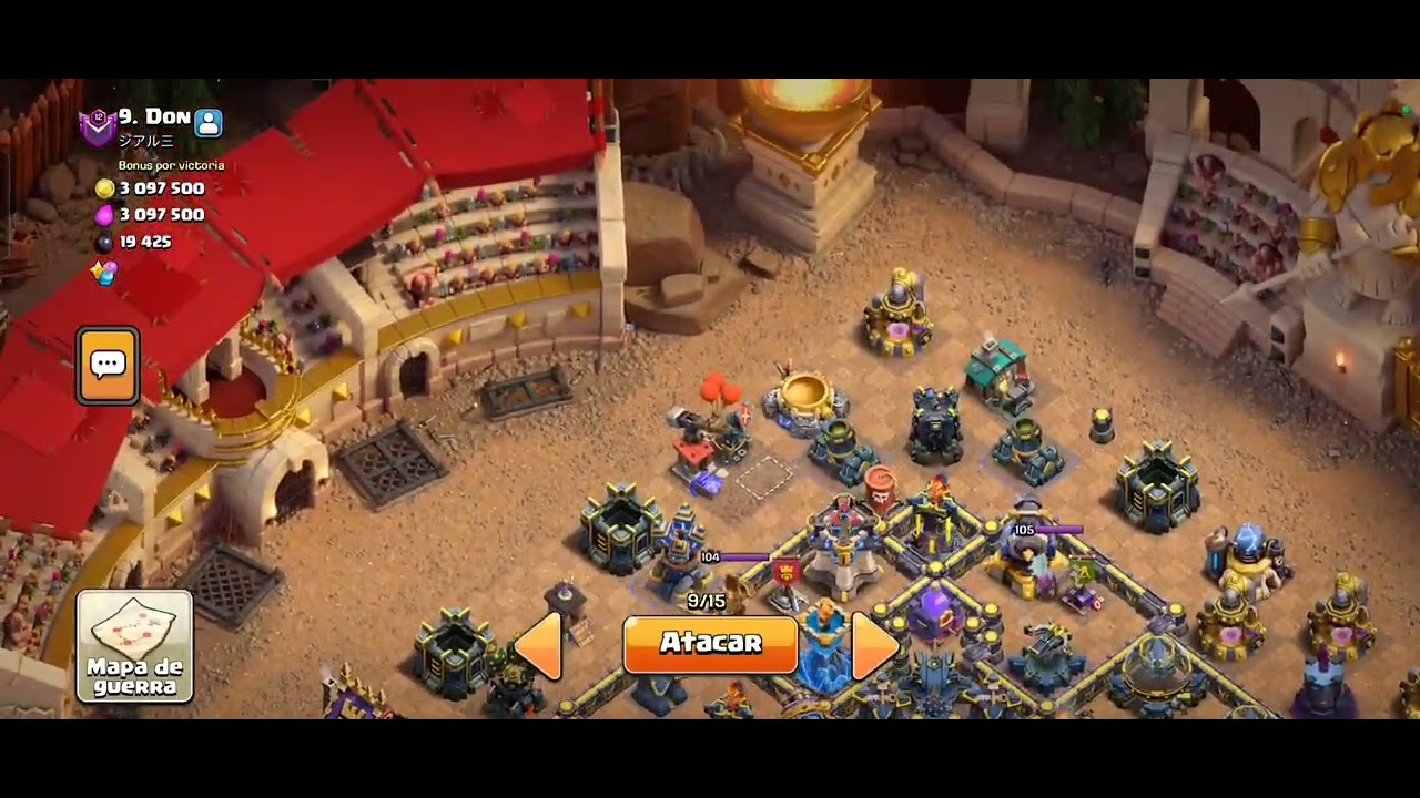 Día 4 CWL, ATACANDO EN LIGA DE CAMPEONES 3 TH18 EN CLASH OF CLANS 